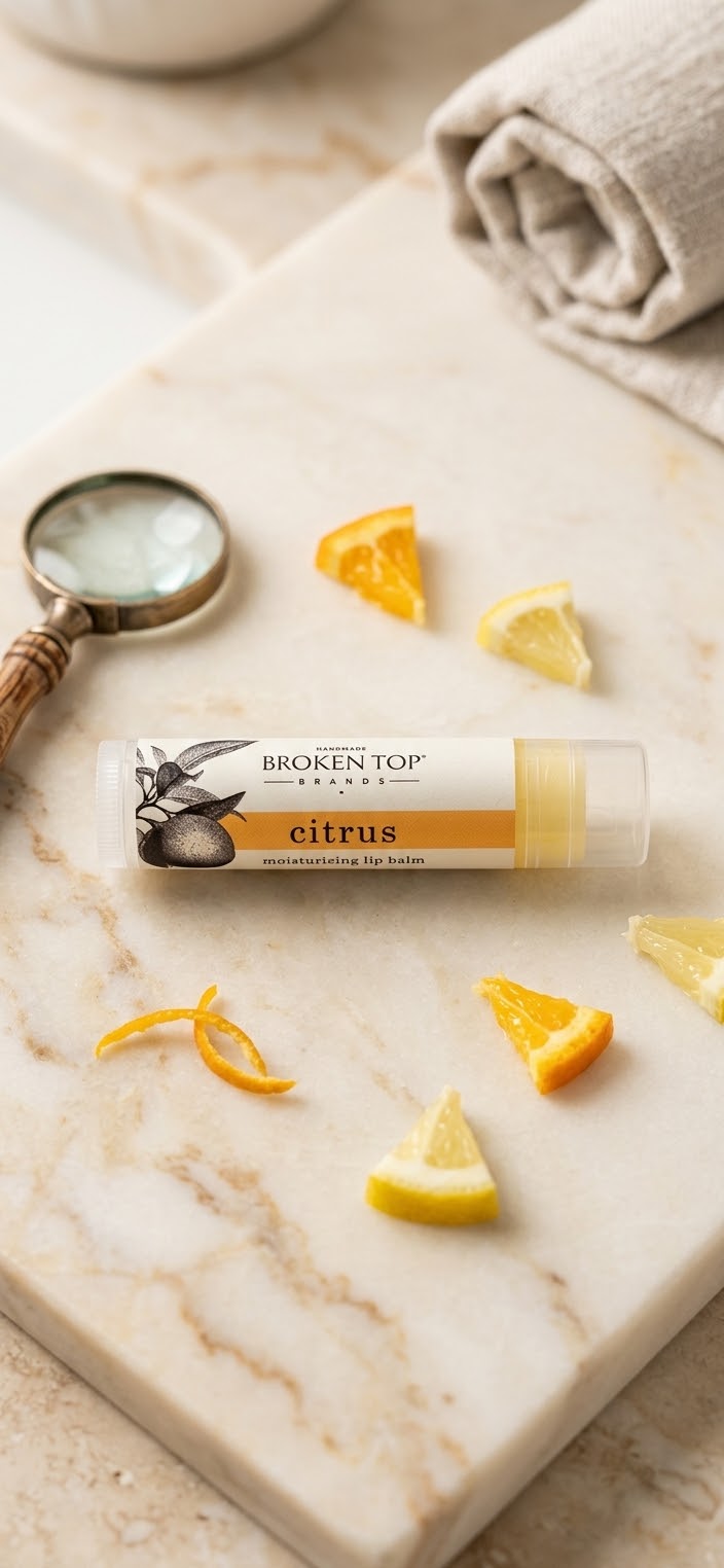 Broken Top Citrus Organic Beeswax Lip Balm
