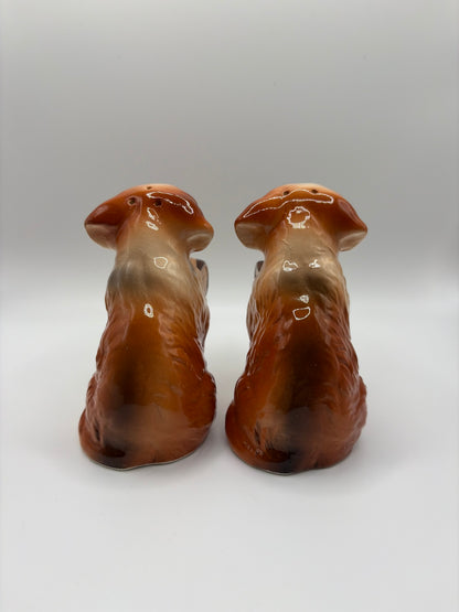 Vintage St. Bernard Salt and Pepper Shakers