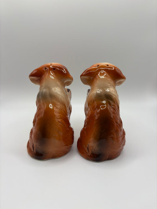 Vintage St. Bernard Salt and Pepper Shakers