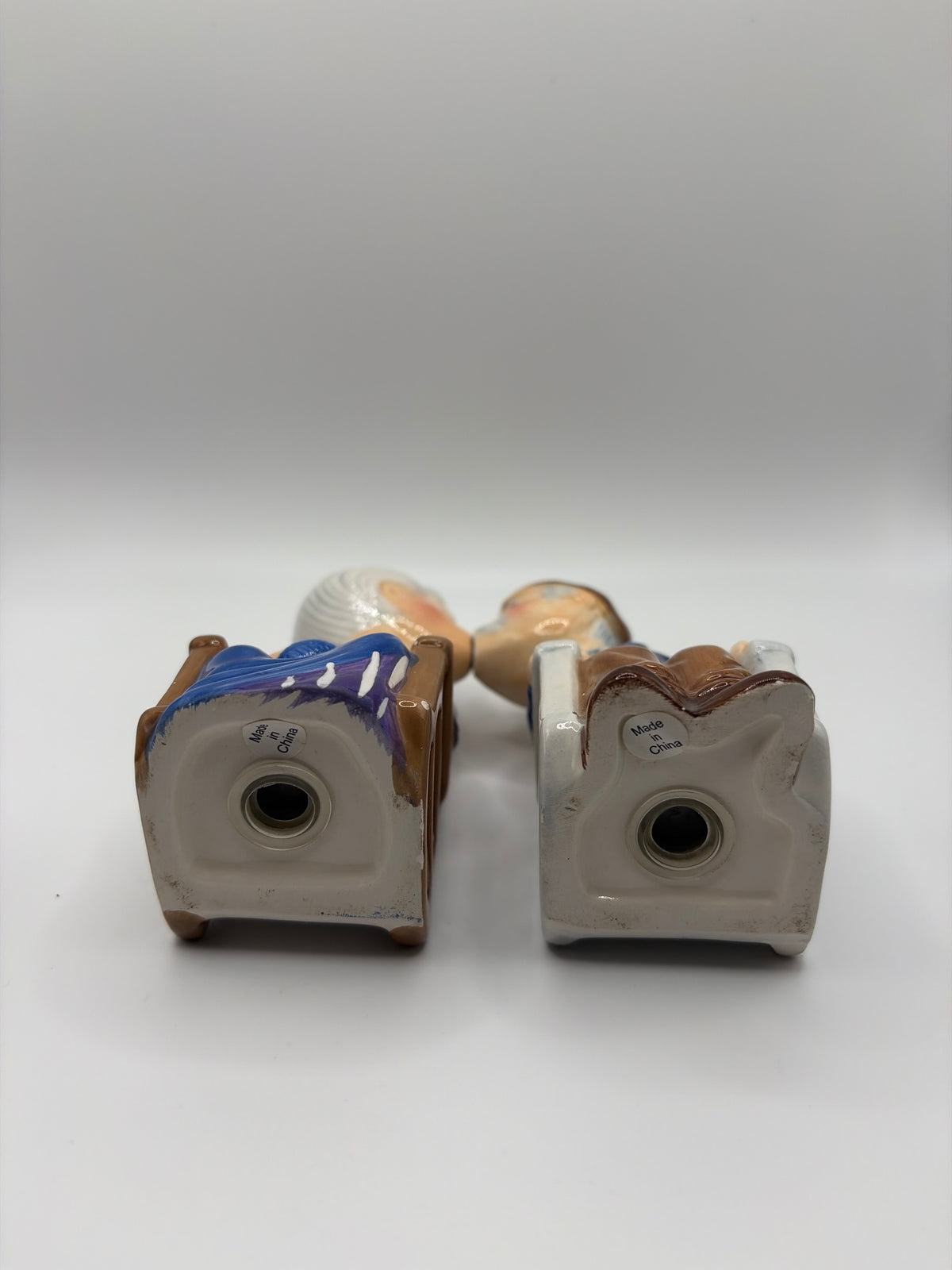 Vintage Kissing Couple Magnetic Salt & Pepper Shakers