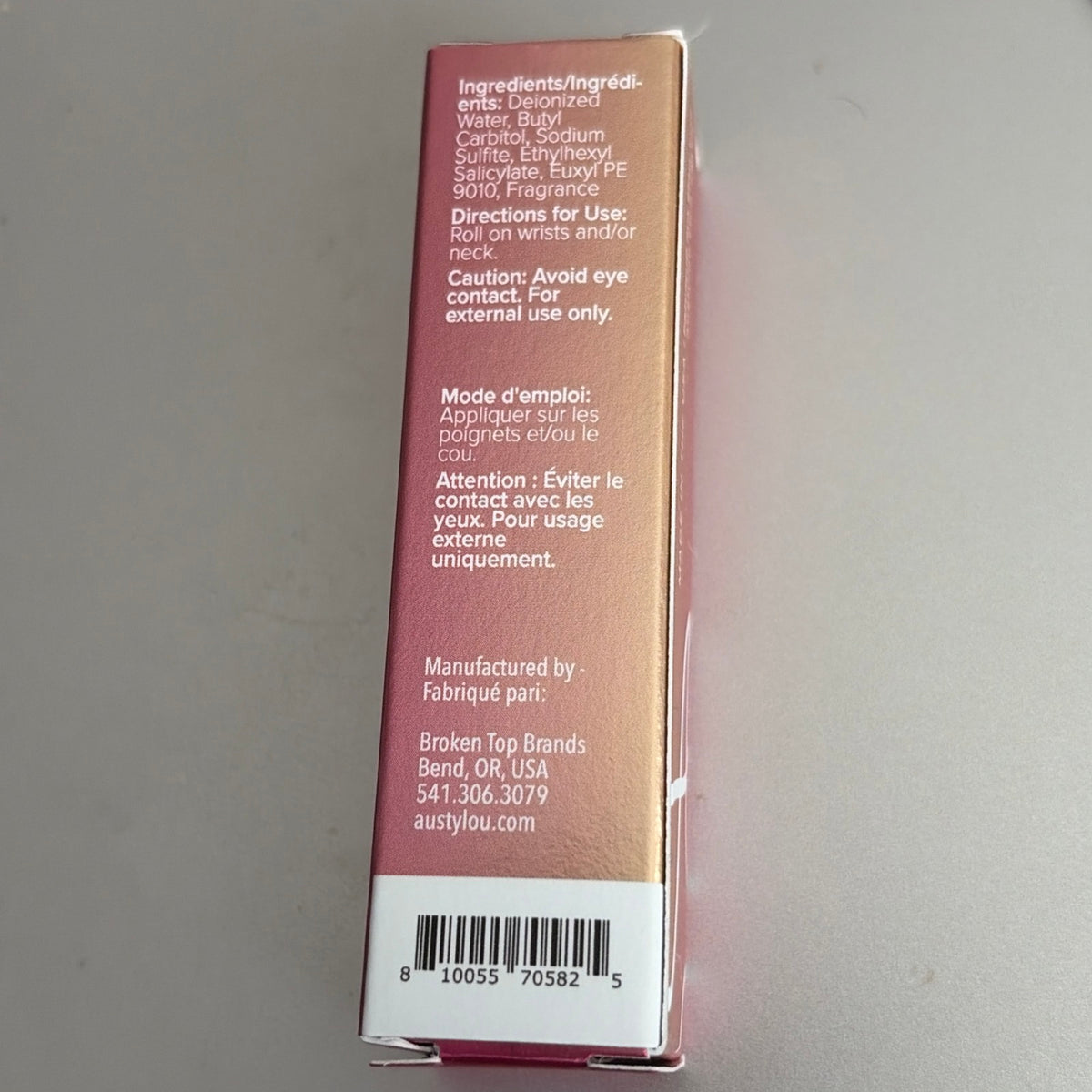 Broken Top Citrus Crush Roll On Perfume