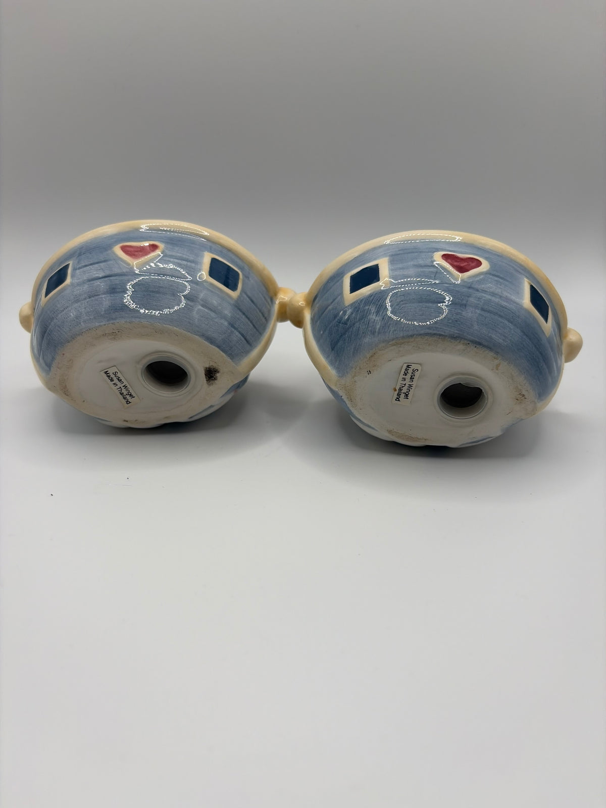 Vintage Susan Winget "Noah's Ark" Salt & Pepper Shakers   Collectors/ Kitchen