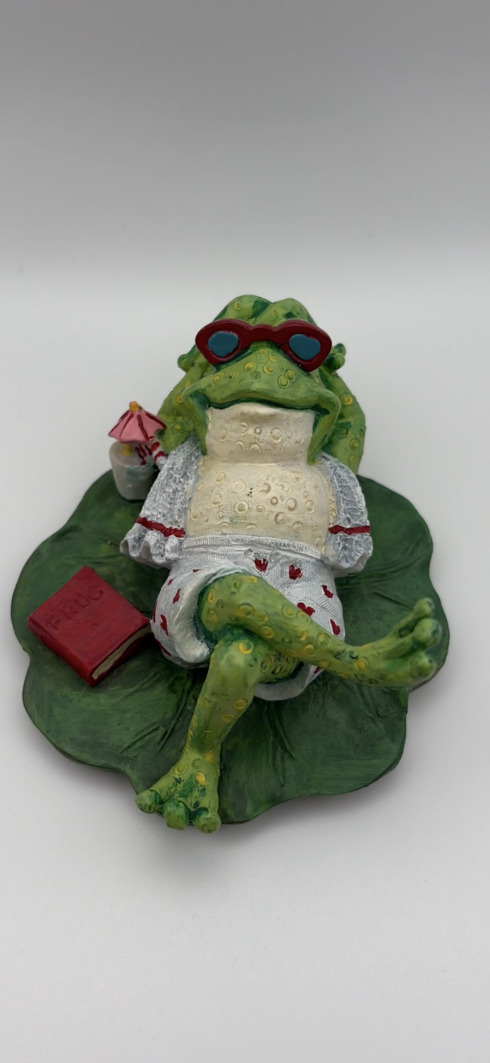 Frog Porcelain Figurine