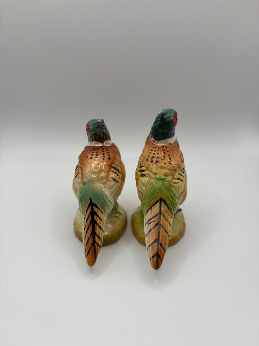 Vintage Pheasant Salt & Pepper Shakers