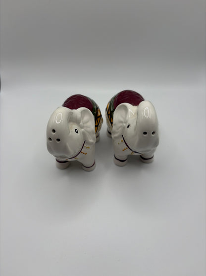 Vintage Elephant Salt & Pepper Shakers