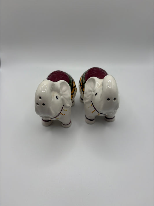 Vintage Elephant Salt & Pepper Shakers