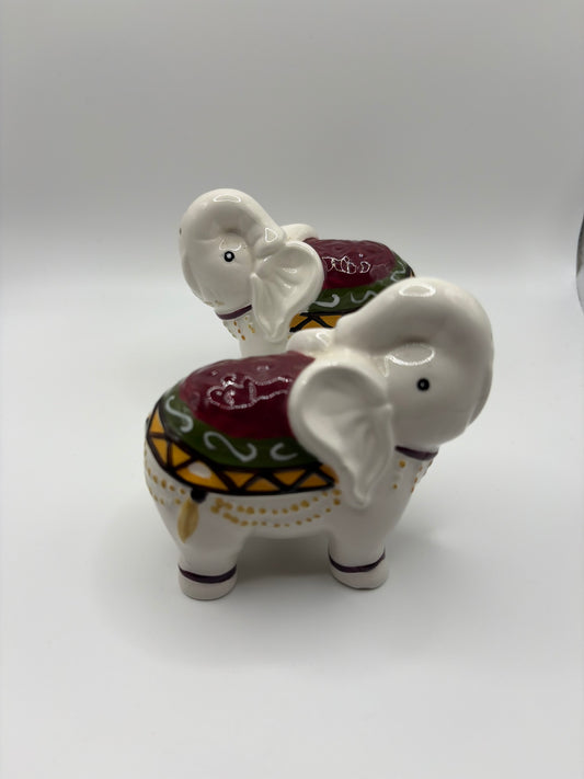 Vintage Elephant Salt & Pepper Shakers
