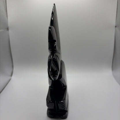 Mayan Aztec Statuette Carved in Stone