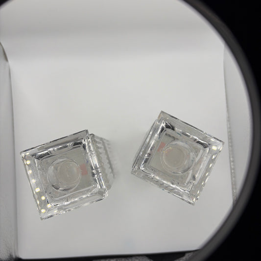 Set of 2 Vintage Crystal Candlesticks