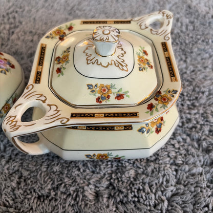 Grindley ALTON CREAMER & SUGAR BOWL  168769   1925