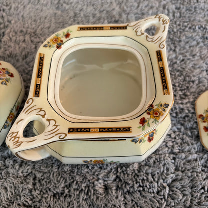 Grindley ALTON CREAMER & SUGAR BOWL  168769   1925