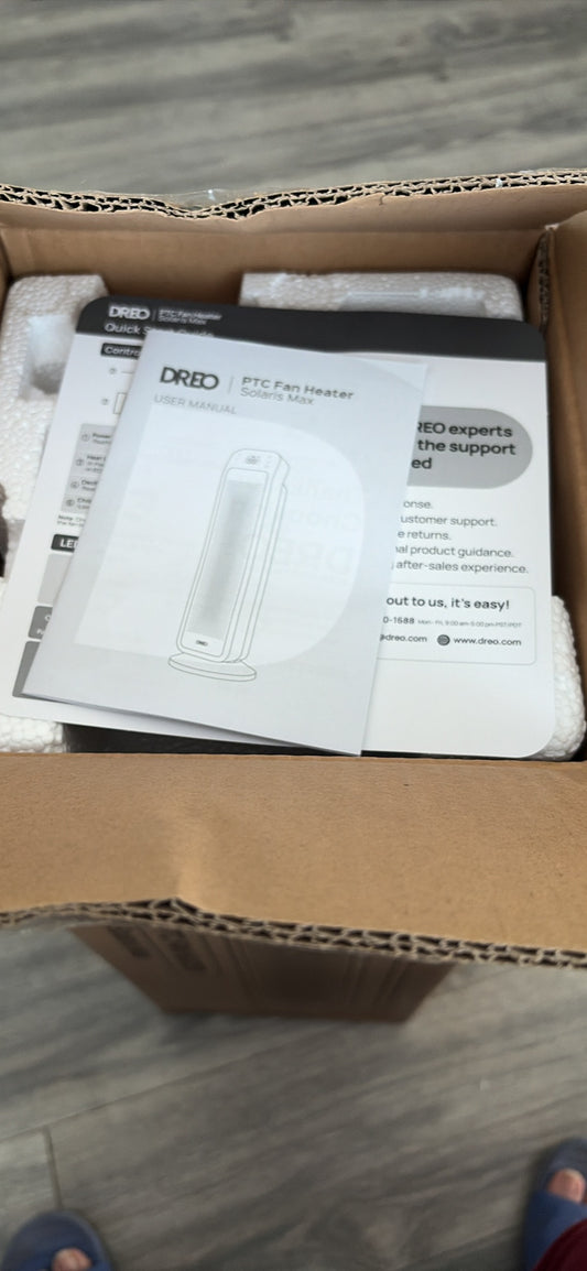 DREO PTC Fan Heater Solaris Max
