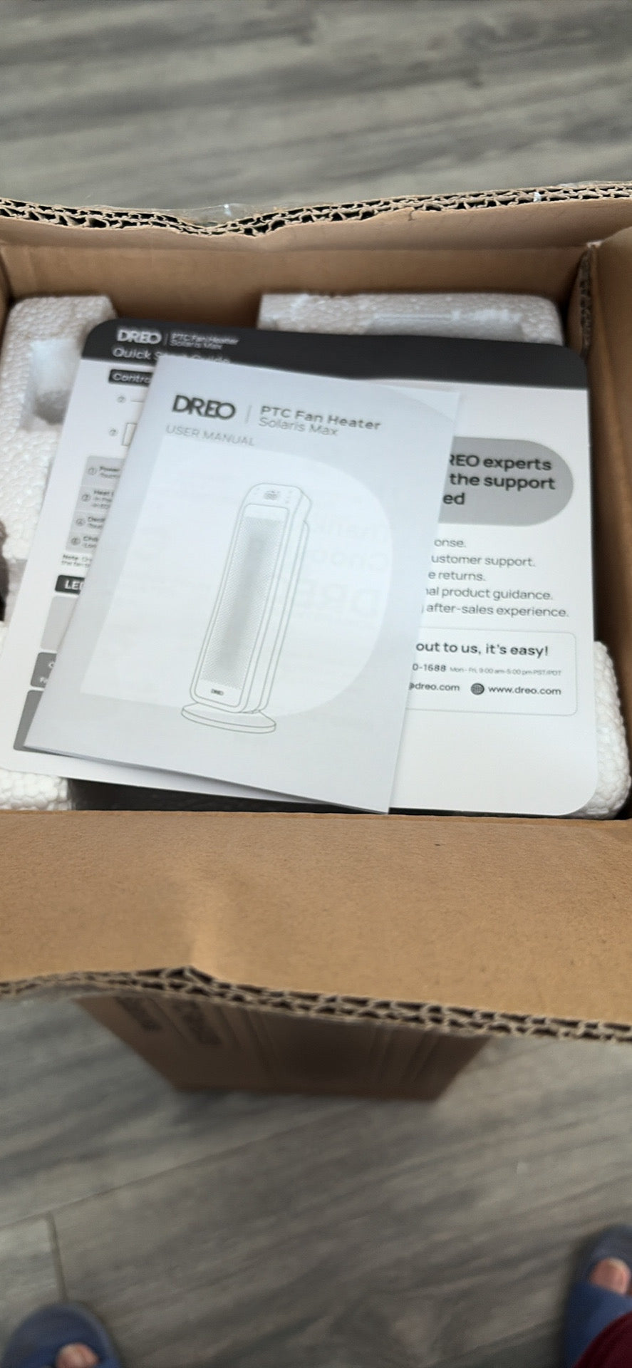 DREO PTC Fan Heater Solaris Max