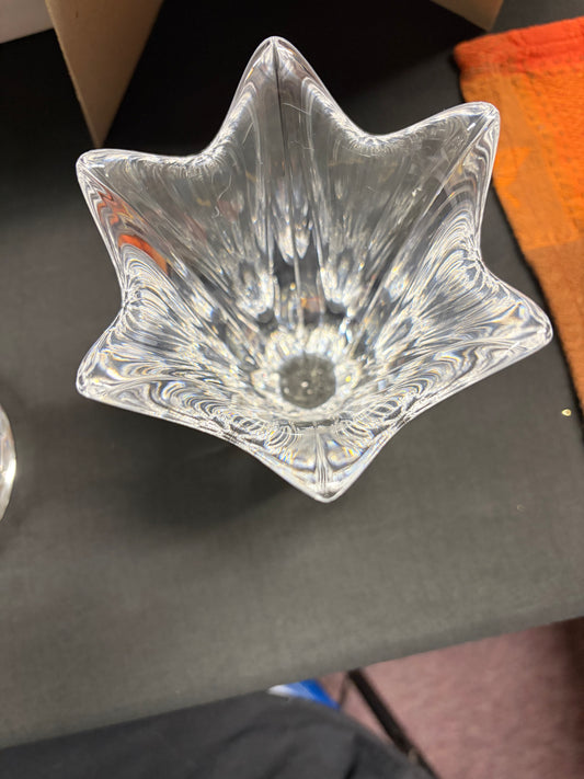 Orrefors (Sweden) Crystal Flower Vase