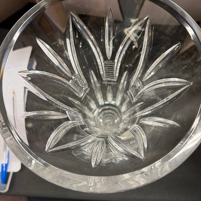Vintage Waterford Crystal LEENANE Footed Vase 10”